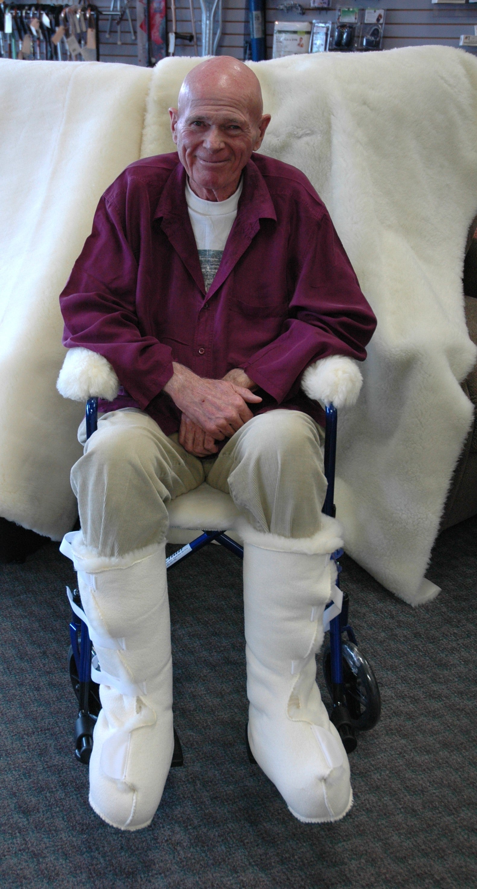 Sheep Wool Wheelchair Covers and Accessories