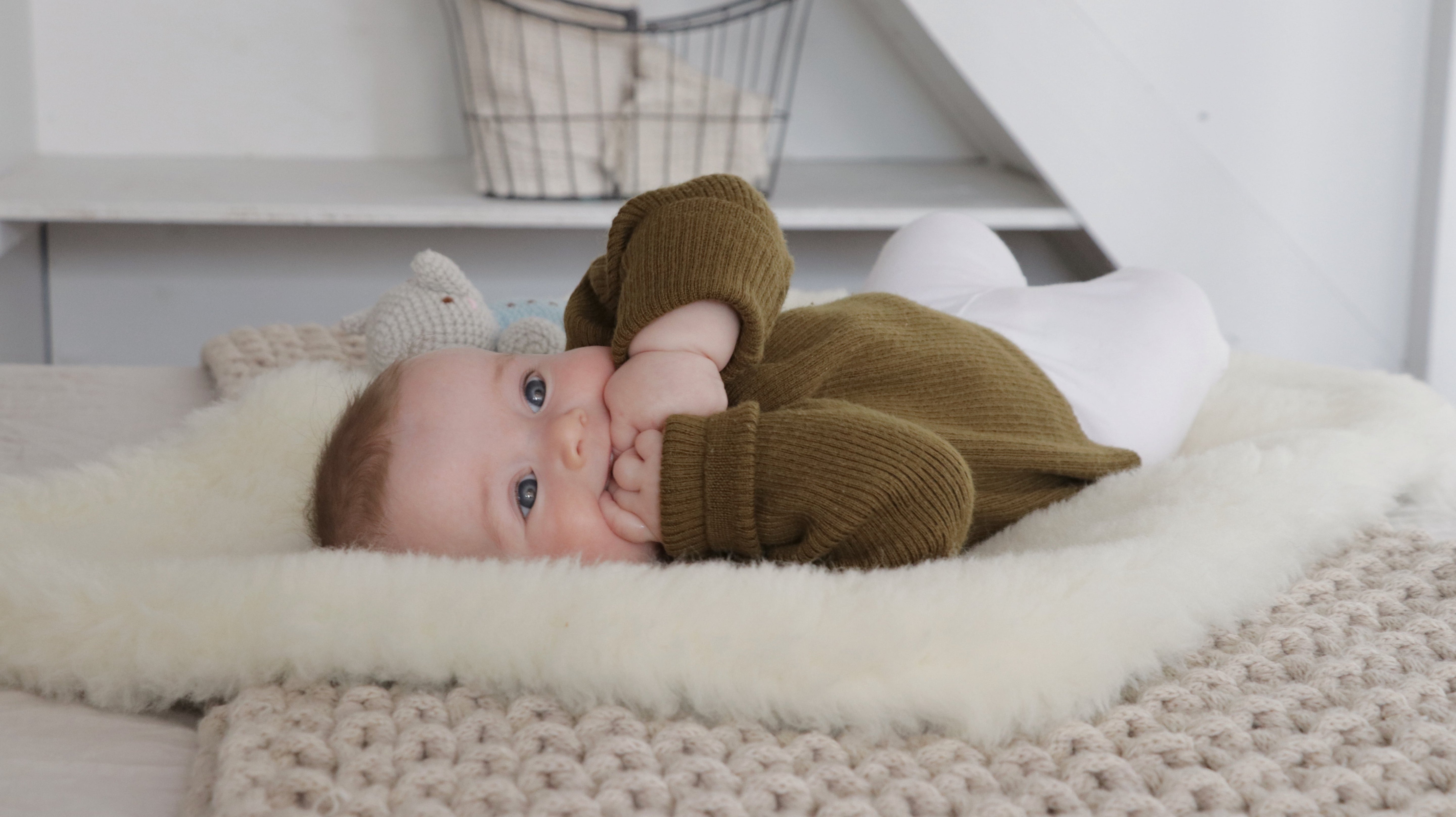 Sheep Wool Infant Blankets