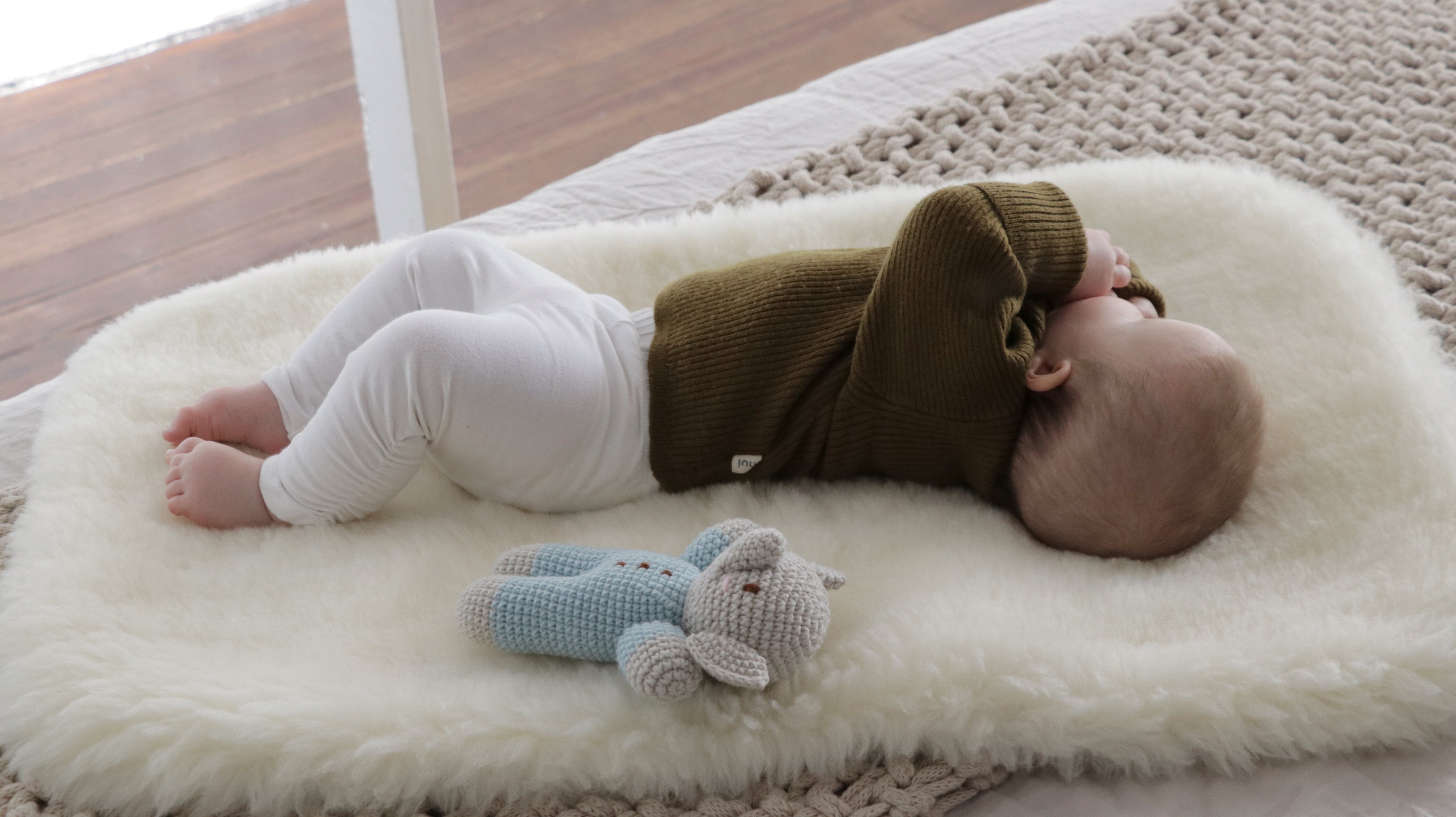 Sheep Wool Infant Blankets